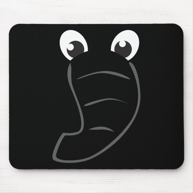 Elephant Face Niedlich Kids Halloween Kostüm Tier  Mousepad (Vorne)