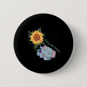 Elephant Faith Hope Kämpfe Liebe Suizidprävention Button
