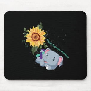 Elephant Faith Hope Kämpfe Liebe Suizidprävention Mousepad