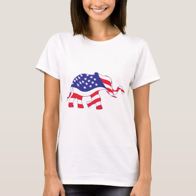 Elephant-FLAG T-Shirt (Vorderseite)