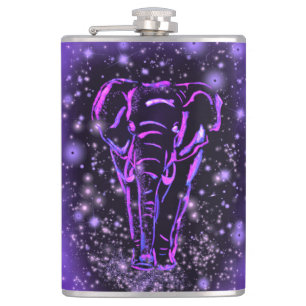 Elephant Flask Wandern bei Lila Starry Night Flachmann