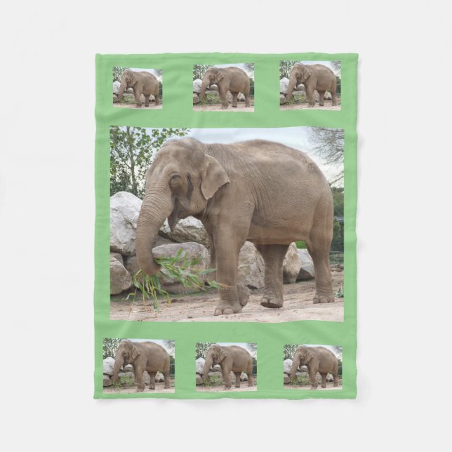 Elephant Fleece Blanket (Vorderseite)