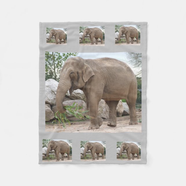 Elephant Fleece Blanket (Vorderseite)
