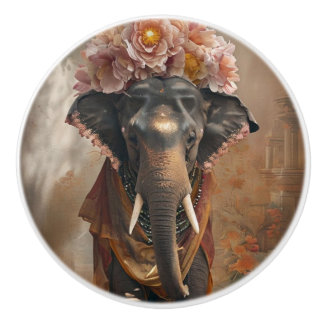 Elephant Floral Harmony Keramikknauf