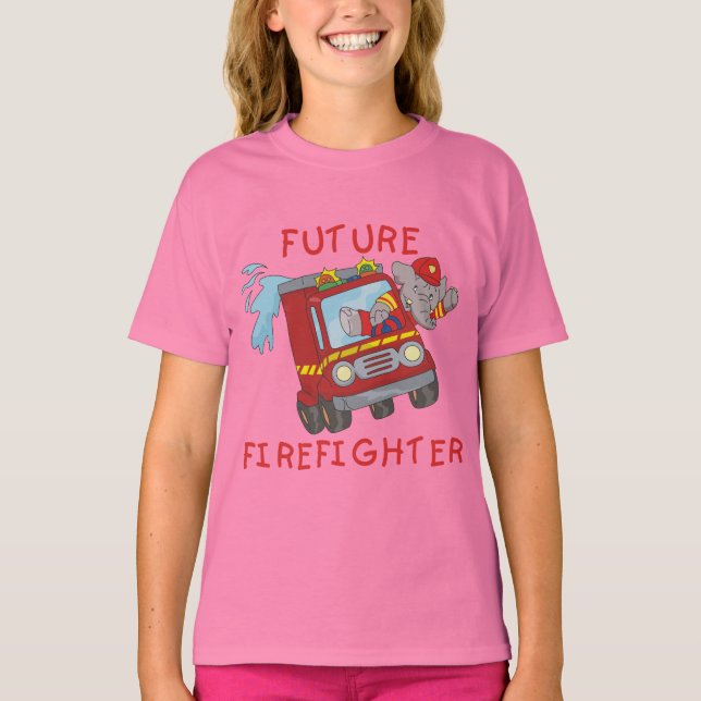 Elephant Future Firefighter T-shirts and Ohrts (Vorderseite)