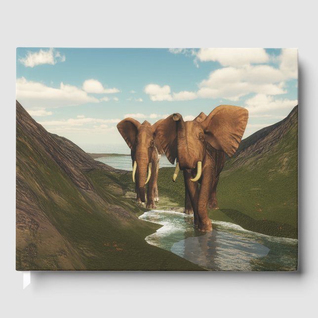 Elephant Gästebuch (Vorderseite)