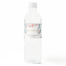 Elephant Gender Reveal Flasche Etikett