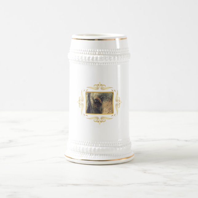 Elephant Gerahmt Bierglas (Mittel)