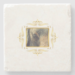 Elephant Gerahmt Steinuntersetzer