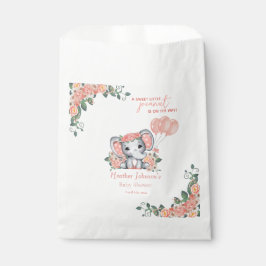 Elephant Girl Baby Shower Geschenktütchen
