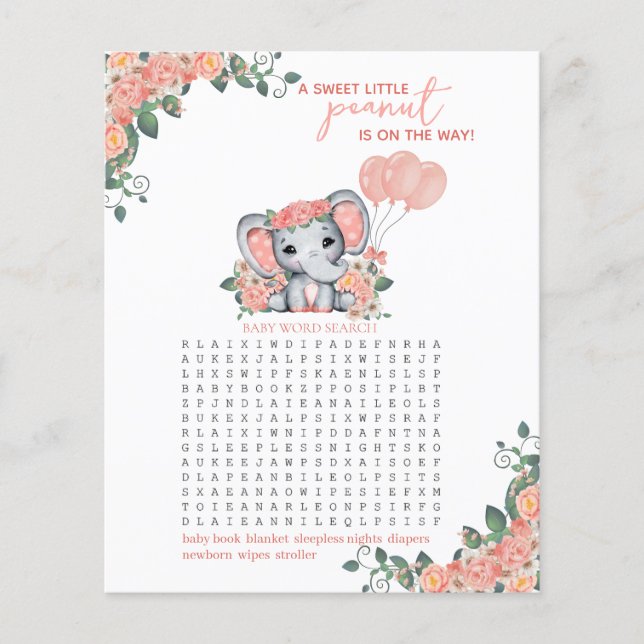 Elephant Girl Baby Showspiel (Vorderseite)
