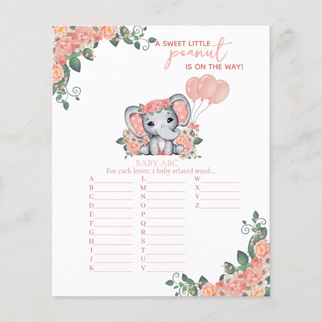 Elephant Girl Baby Showspiel (Vorderseite)