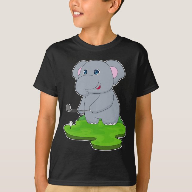 Elephant Golf Clubs T-Shirt (Vorderseite)