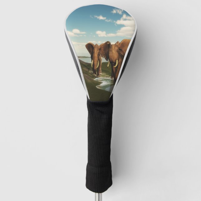 Elephant Golf Headcover (Vorderseite)