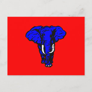 ELEPHANT GOP Postcard Postkarte