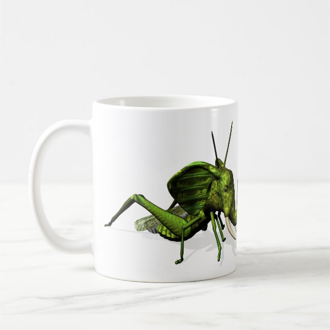 Elephant Grasshopper Crossbreed Kaffeetasse (Links)