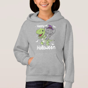 Elephant Happy Halloween T-rex Mummy-Kostüm Hoodie