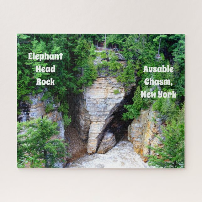 Elephant Head Rock Jigsaw Puzzle (Horizontal)