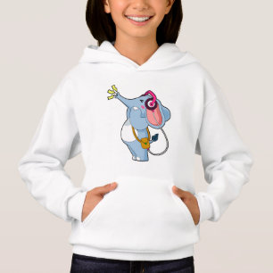 Elephant Headphone Music Hoodie