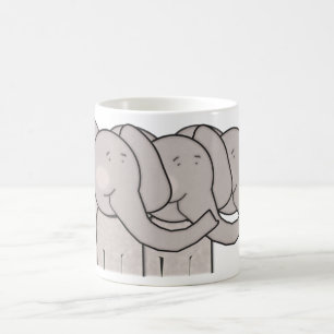 Elephant Herd Kaffeetasse