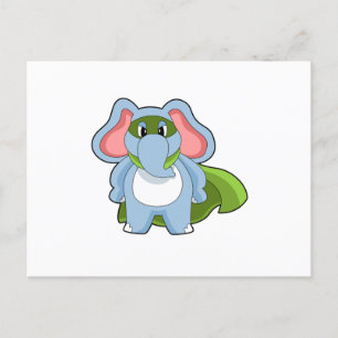 Elephant Hero Postkarte