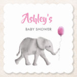 Elephant Holding Balloon Baby Shower Paper Unterse Untersetzer<br><div class="desc">Dieser süße Elefant hält ihren Ballon und ist bereit,  Gäste in Ihrer Babydusche willkommen zu heißen. Das Design zeigt meine ursprüngliche Aquarell. Bitte kontaktieren Sie mich,  wenn Sie möchten,  dass die Ballonfarbe geändert wird,  oder wenn Sie Hilfe bei der Anpassung Ihrer Bestellung benötigen.</div>