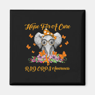 Elephant Hope for a heiure Rsd Crps Awareness Magnet