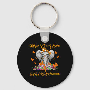 Elephant Hope for a heiure RSD CRPS Awareness Schlüsselanhänger