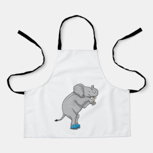 Elephant Ice Skaten Ice Skate Schürze