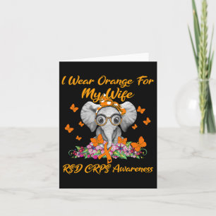 Elephant ich Orange für meine Ehefrau Rsd Crps Awa Karte