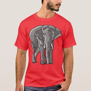 Elephant Illustration T-Shirt