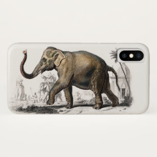 Elephant Illustration Vintag Art Print Case-Mate iPhone Hülle