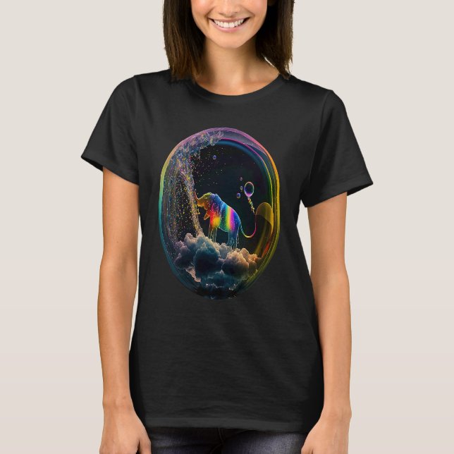 Elephant in soap bubble  Elephants T-Shirt (Vorderseite)
