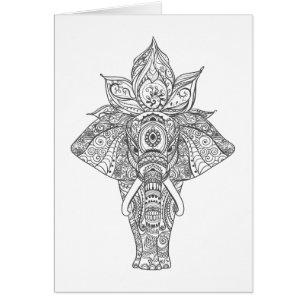 Éléphant inspiré