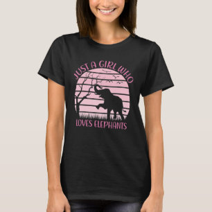 Elephant ist mein Geiststier Nur ein Mädchen, das T-Shirt