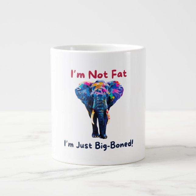 Elephant Jumbo-Tasse (Vorderseite)