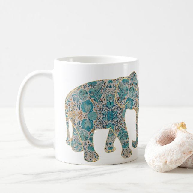 Elephant Kaffeetasse (Mit Donut)