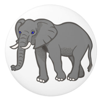 Elephant Keramik Möbelknöpfe Keramikknauf