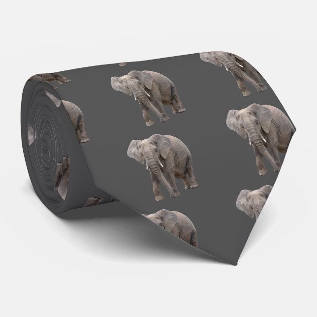 Elephant Krawatte (Gerollt)