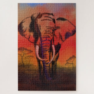 Elephant Leader - Zeichnend Kunstsammlung -