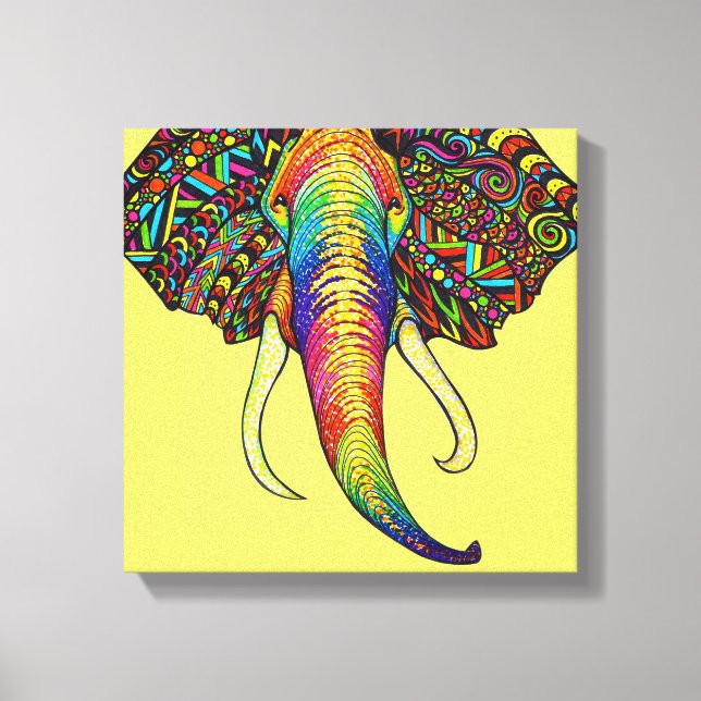 Elephant Leinwanddruck (Vorderseite)
