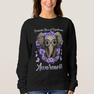 Elephant Liebe Jemand mit Reizdarmsyndrom Sweatshirt