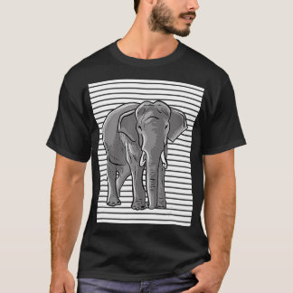 Elephant Liebe Lines für Elefanten T-Shirt