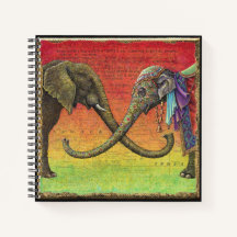Elephant Liebe Notebook: Xenophil