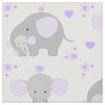 Elephant Lila Safari Animal Kinderzimmer Baby Girl