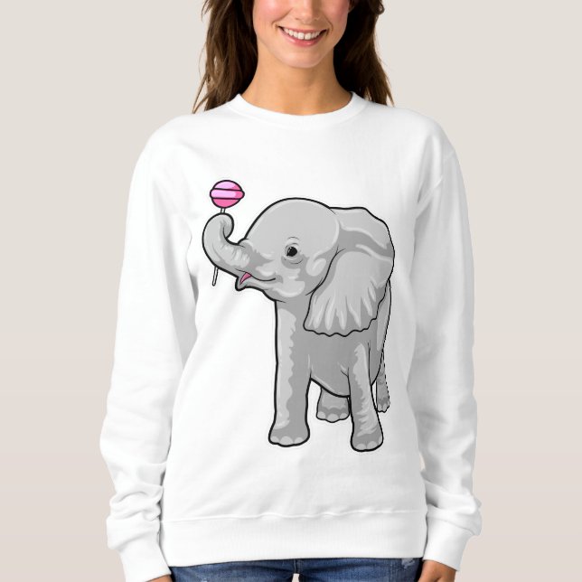 Elephant Lollipop Sweatshirt (Vorderseite)