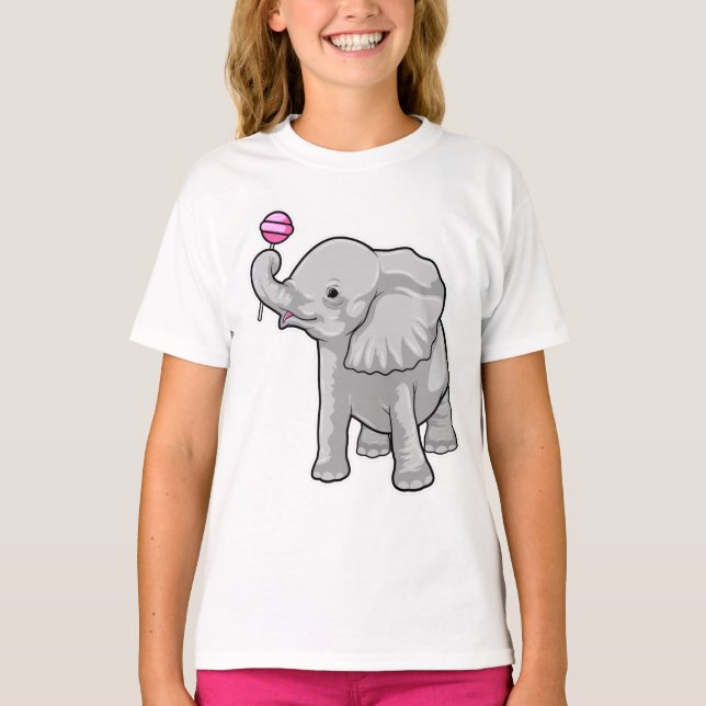 Elephant Lollipop T-Shirt (Vorderseite)