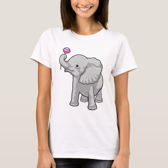 Elephant Lollipop T-Shirt (Vorderseite)