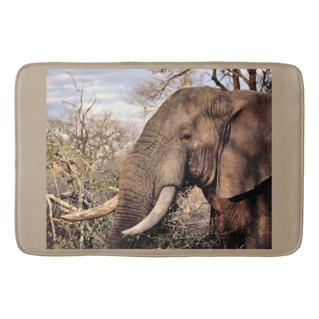 Elephant Lovers Art Badematte (Vorderseite)