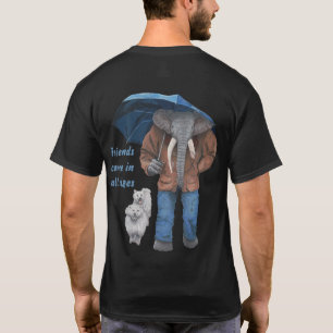 Elephant Man Dog Wandern Fantasy Art Shirt